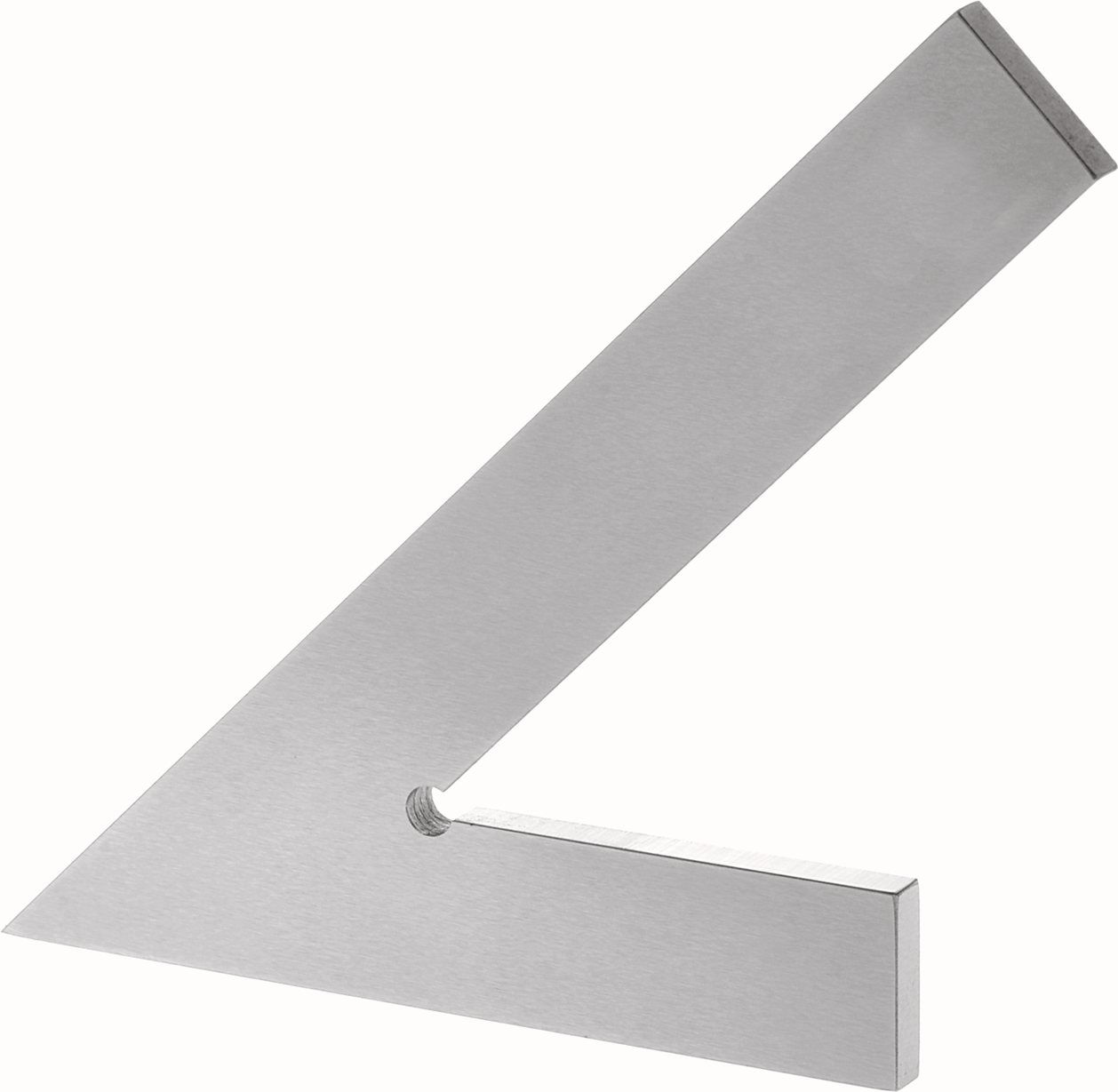 Spitzwinkel ohne Anschlag 45° Q20x5mm Werksnorm Spezialstahl L150x100mm