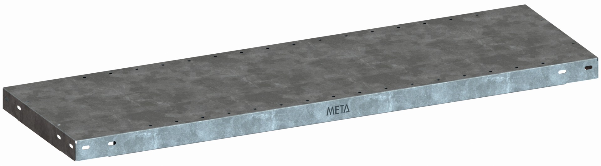 Fachboden Clip 150kg Fachlast verzinkt ohne Fachbodenträger B1000 x H40 x T600mm