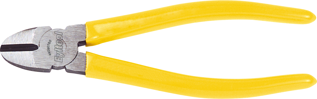 Seitenschneider mit Facette und getauchtem Griff DIN5749 poliert bis D1,6mm L160mm