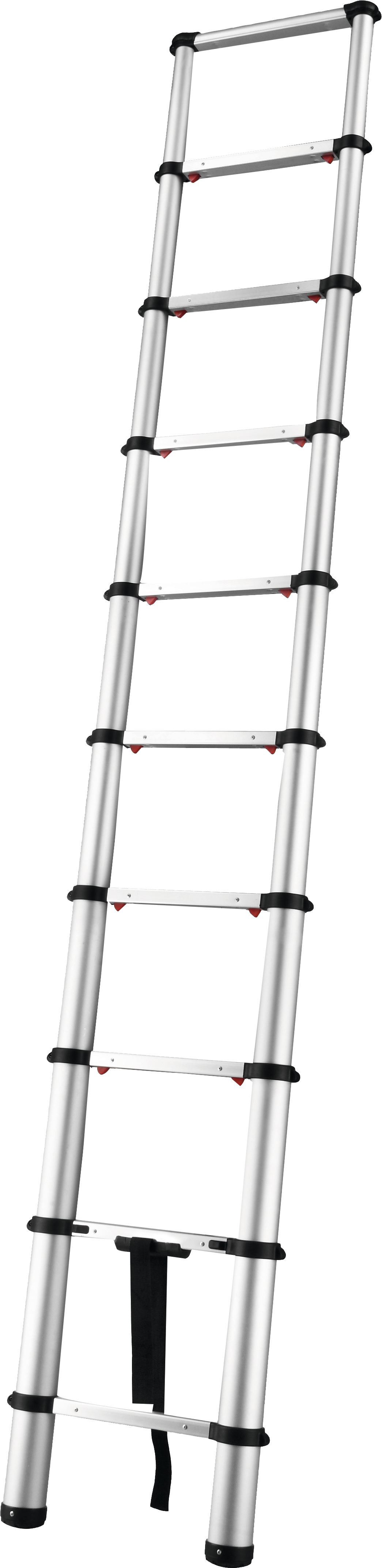 Anlegeleiter Teleskopauszug 10 Sprossen Arbeitshöhe 3,66m