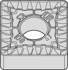 Wendeschneidplatte ZrCN SNMG 120408 UR WM25CT