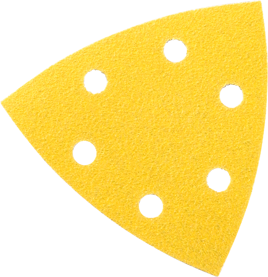 Klettschleifblatt Delta-Schleifer 1960 Siarexx Cut 6-Loch 93x93mm K100