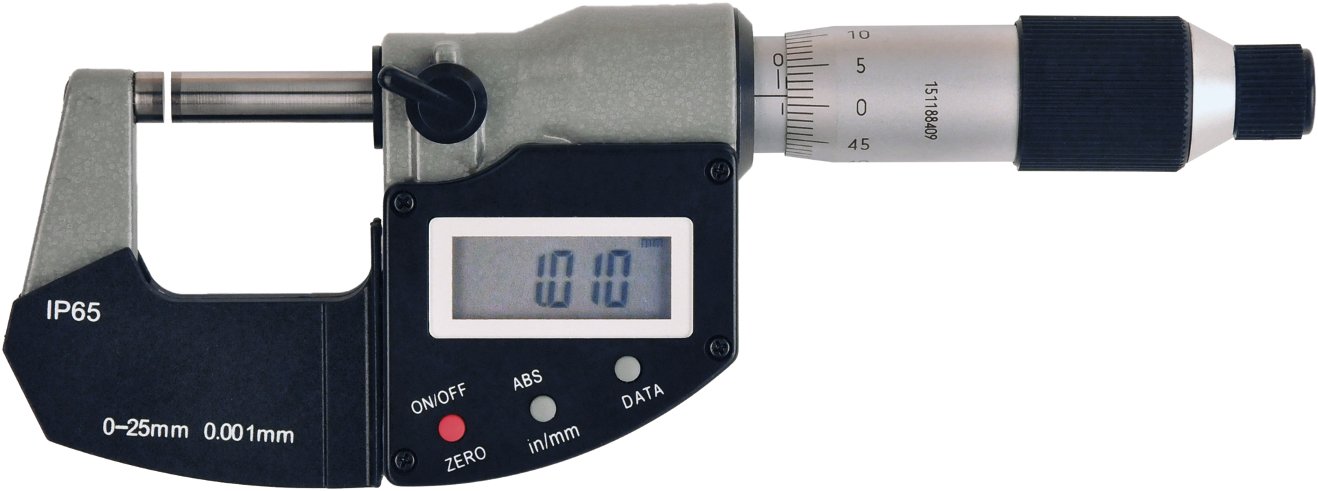 Bügelmessschraube Digital IP65 Abl. 0,001mm DIN863-1 mit DA MB50-75mm