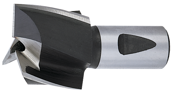 Kombi-Zapfensenker Senker HSS Gr. 1 Z3 Schaft-D14mm L50mm D23,5mm