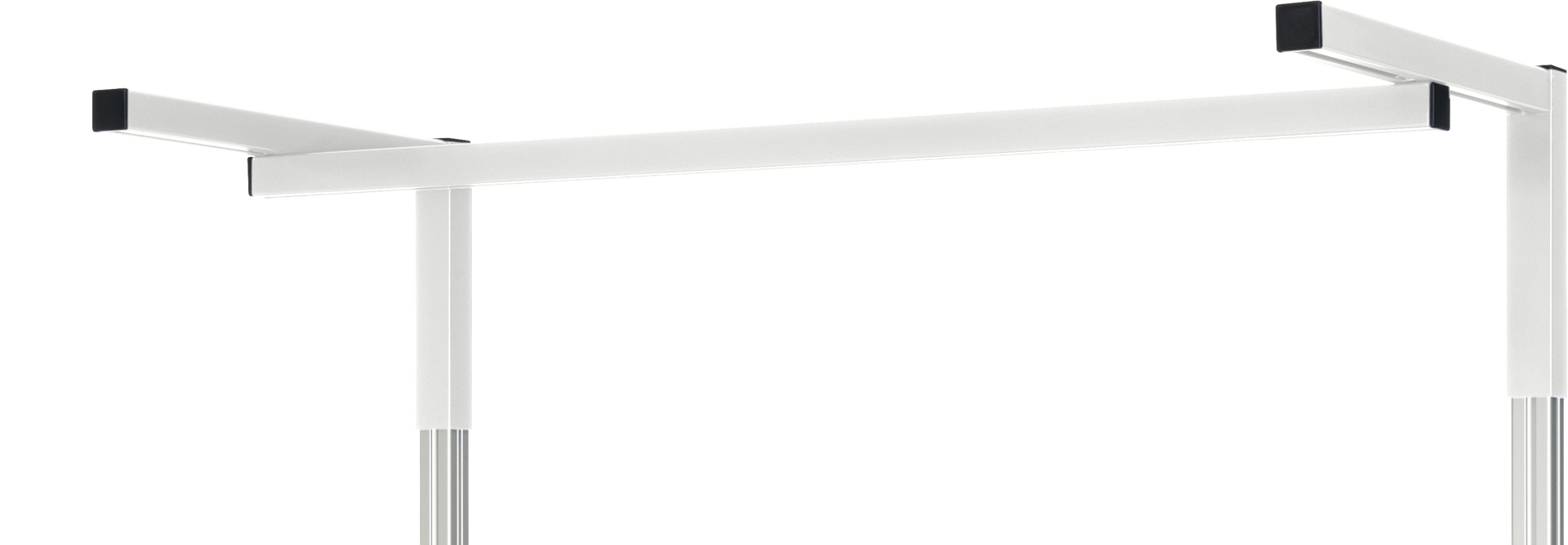 Laufschiene RAL 7035 lichtgrau Rastermaß 750mm