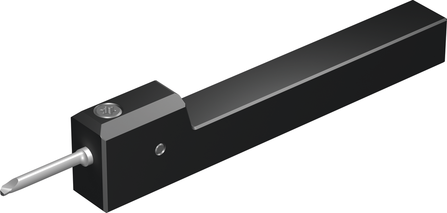 Klemmhalter quadratisch "EYLMICRO" H12xB12xL100mm D4mm