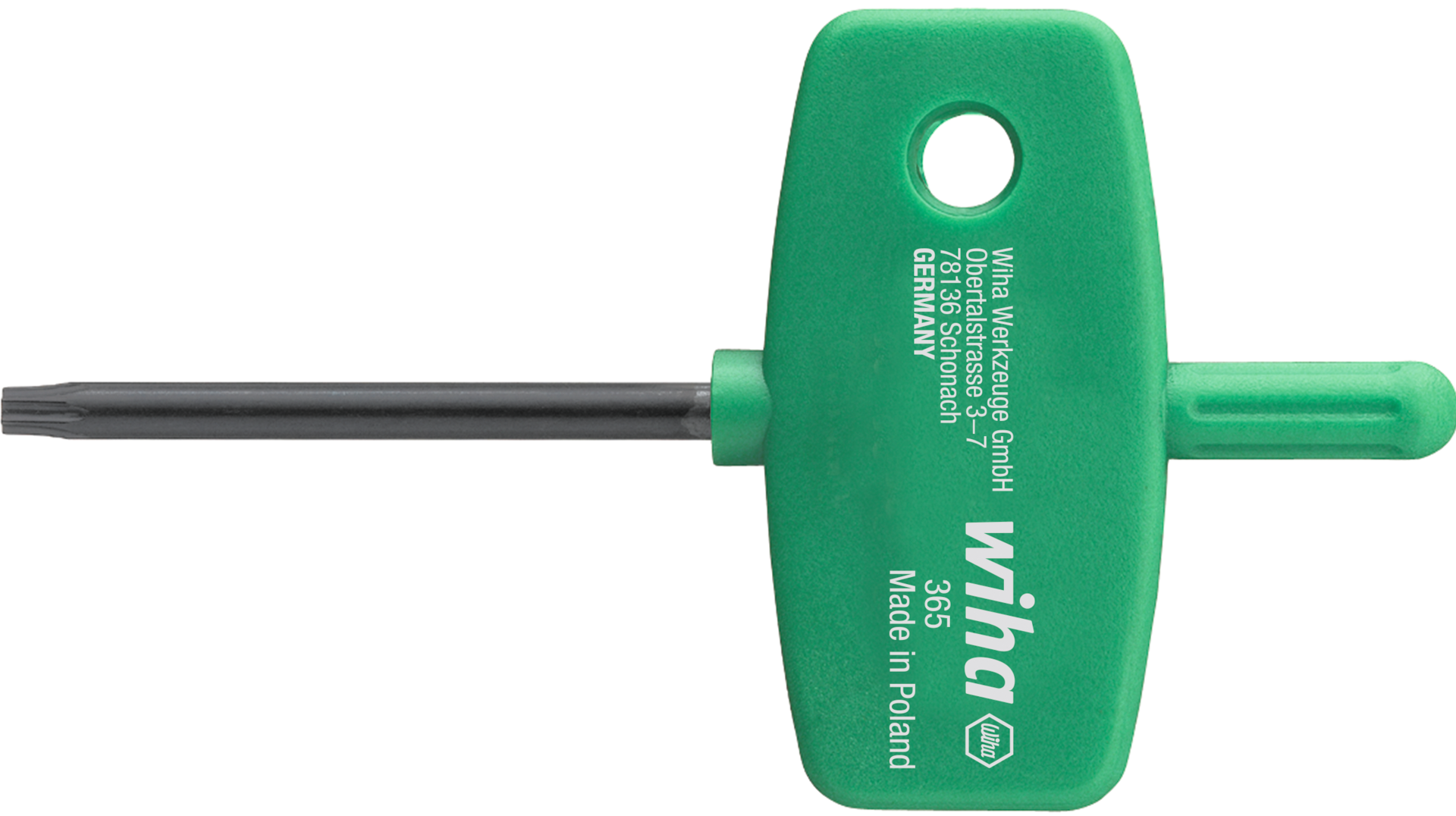 Stiftschlüssel TORX® mit Schlüsselgriff L40mm GL75mm T9