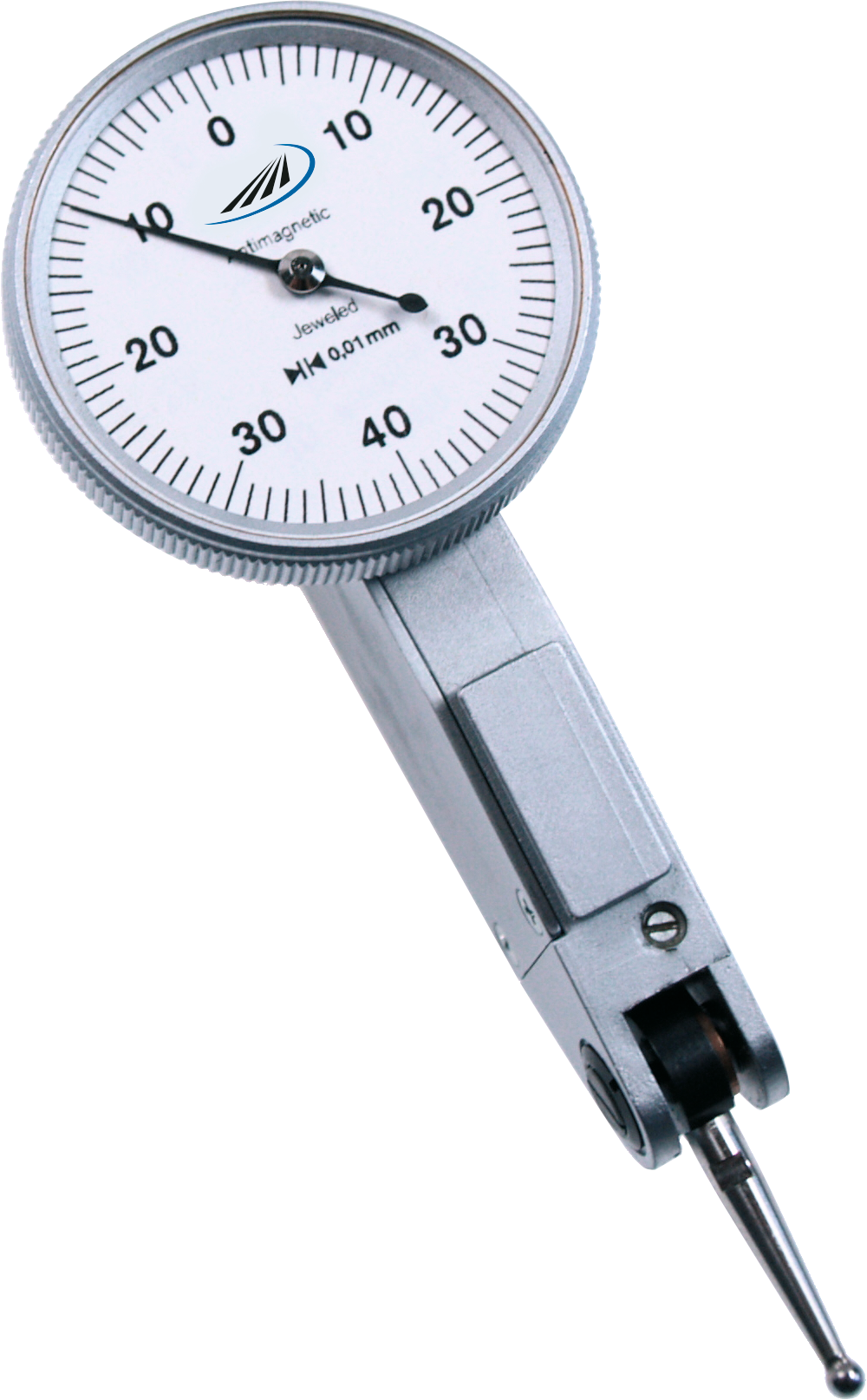 Fühlhebelmessgerät Form A MS0,2mm Abl. 0,002mm L14,5mm AD40,5mm SB240° DIN2270