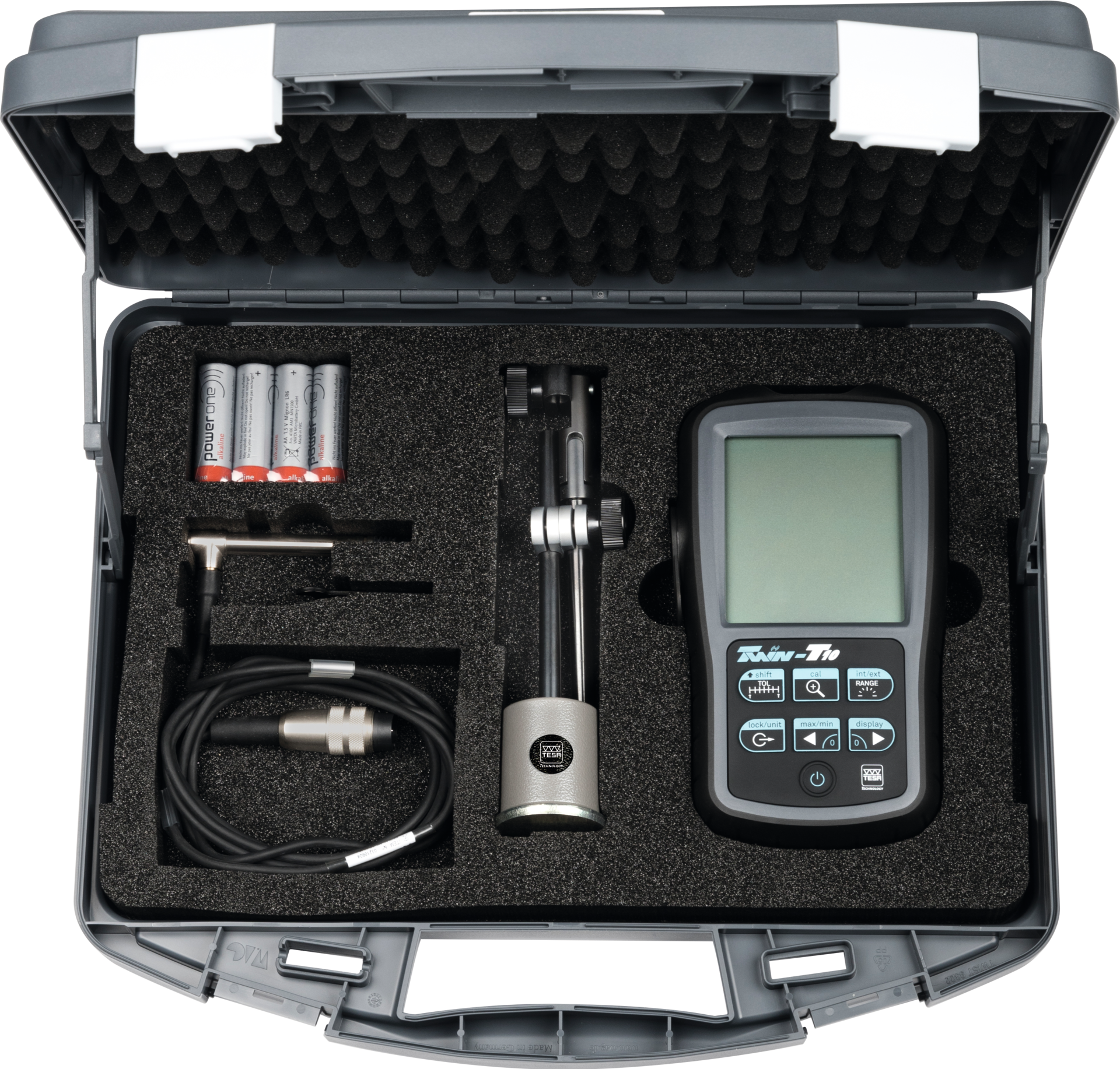 Längenmessgerät µ-Finder Sortiment Anzeige TWIN-T10, Messtaster GT31, Magnetstativ UJ15