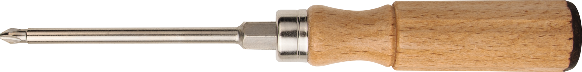 Schraubendreher PHILLIPS® mit Holzgriff L100mm GL205mm PH2