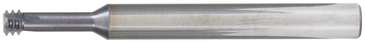 Mini-Gewindefräser 4xD VHM M3x0,5mm L39mm TiAlN Z3