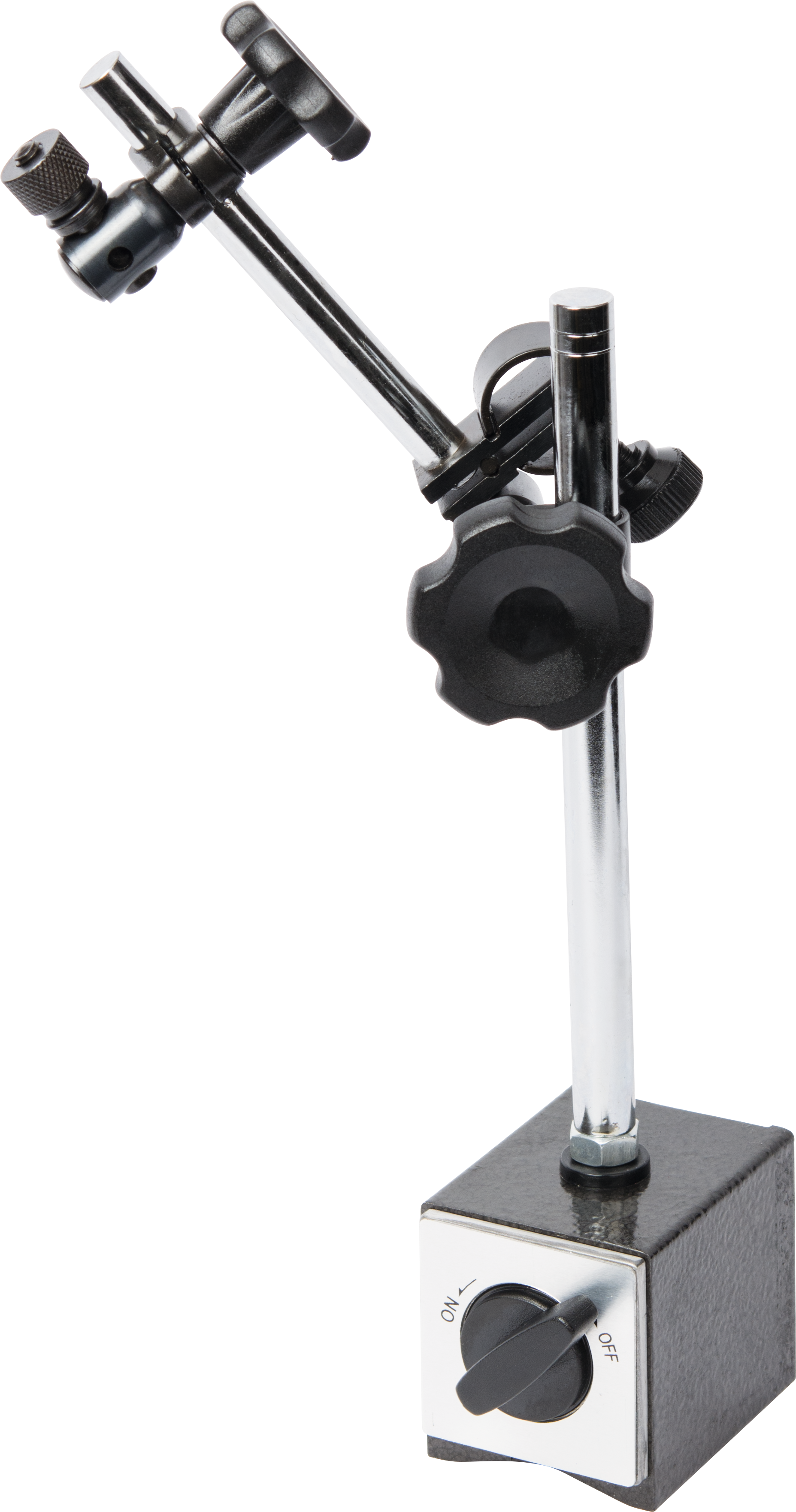 Magnetmessstativ mechanisch Säule 12mm 750N Magnetfuß 60x50x55mm Höhe 240mm