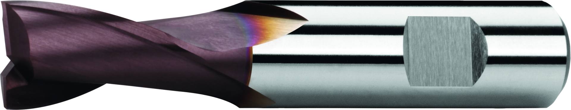 Schaftfräser HSSE-Co8 D19mm Z2 Typ N TiAlN DIN327/1835-B kurz