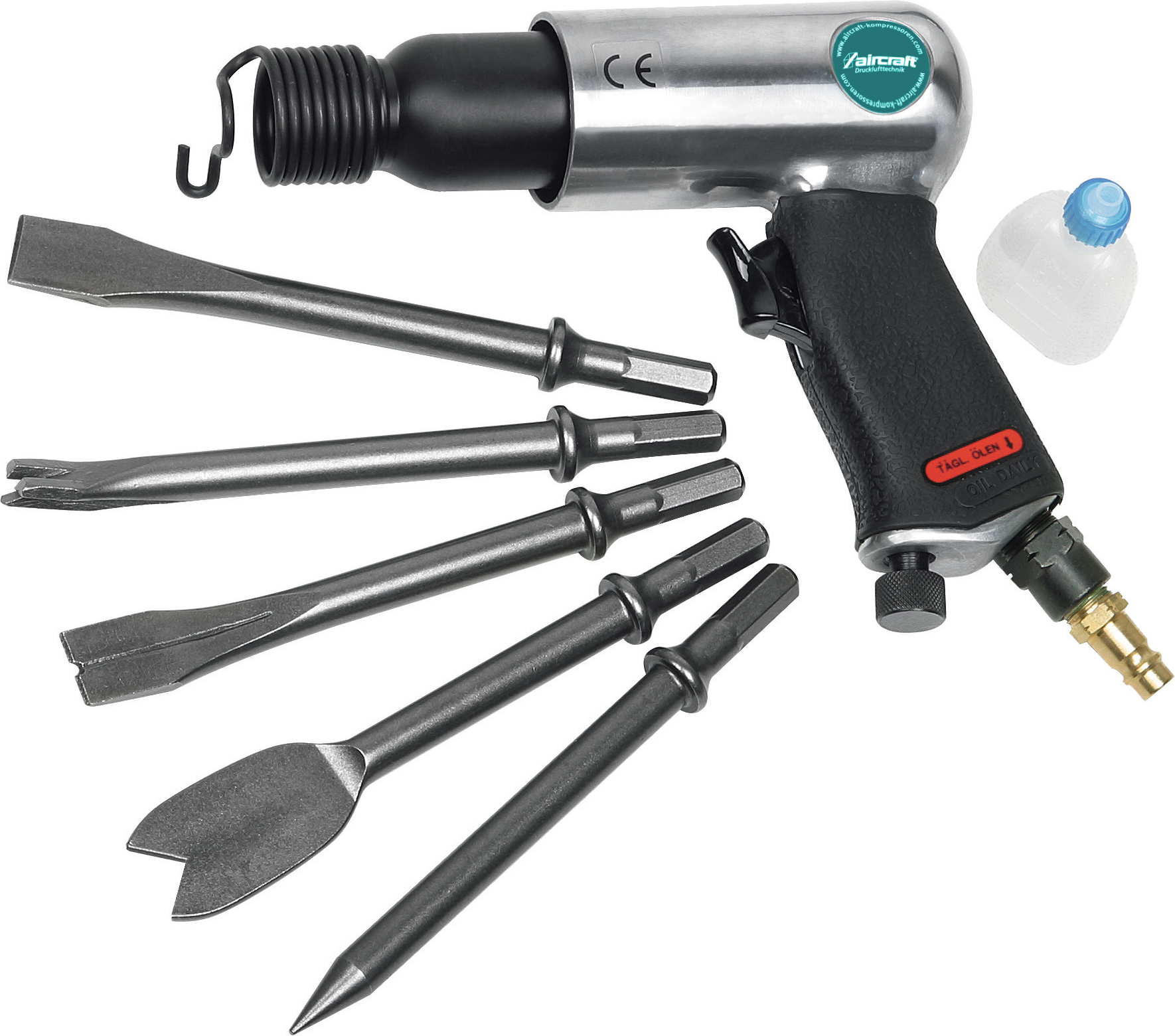 Meißelhammer Druckluft Sortiment MHU 8-tlg.