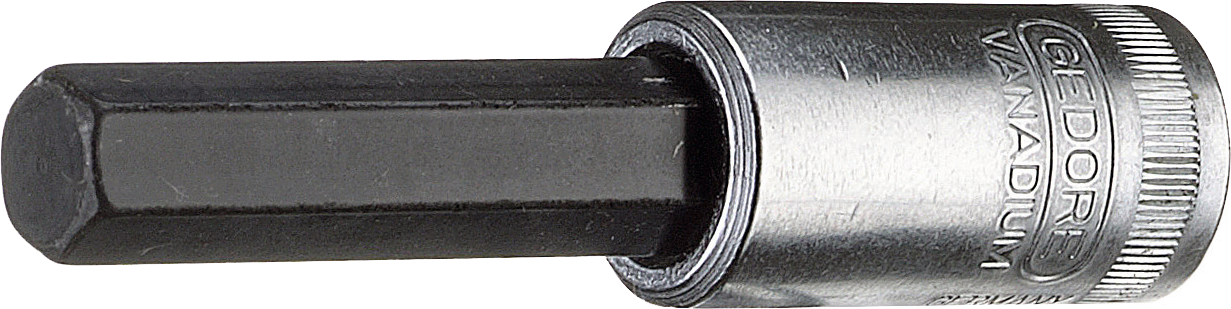 Bitstecknuss 1/4" Innensechskant lang L60mm SW8mm