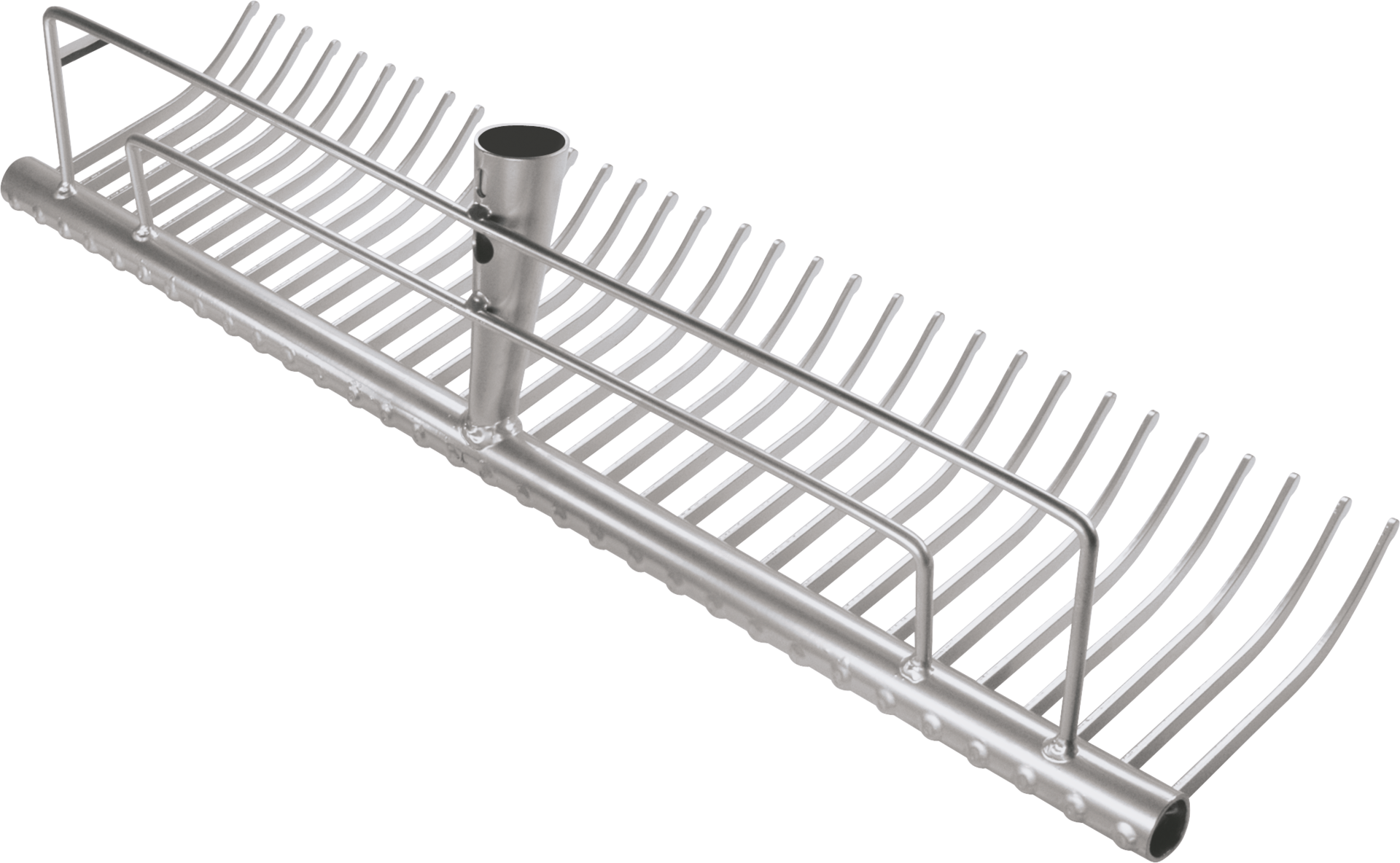 Rasenrechen ohne Stiel 40 gehärtete Zinken B700mm