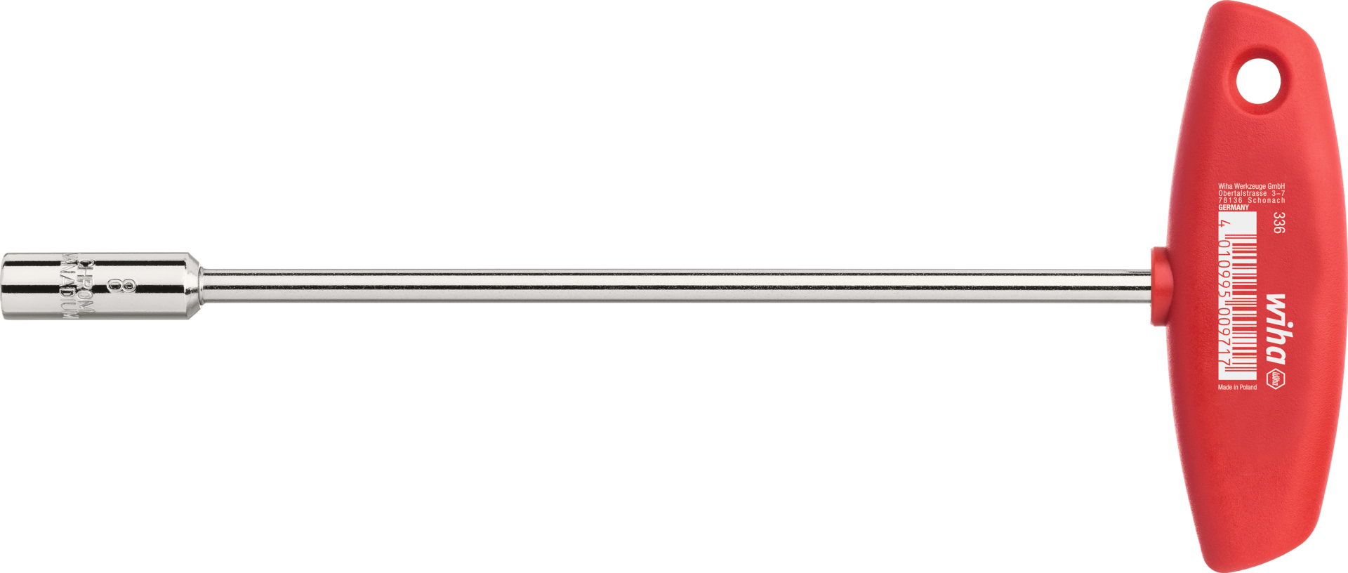 Steckschlüssel Sechskant mit Quergriff L125mm GL157mm SW7mm