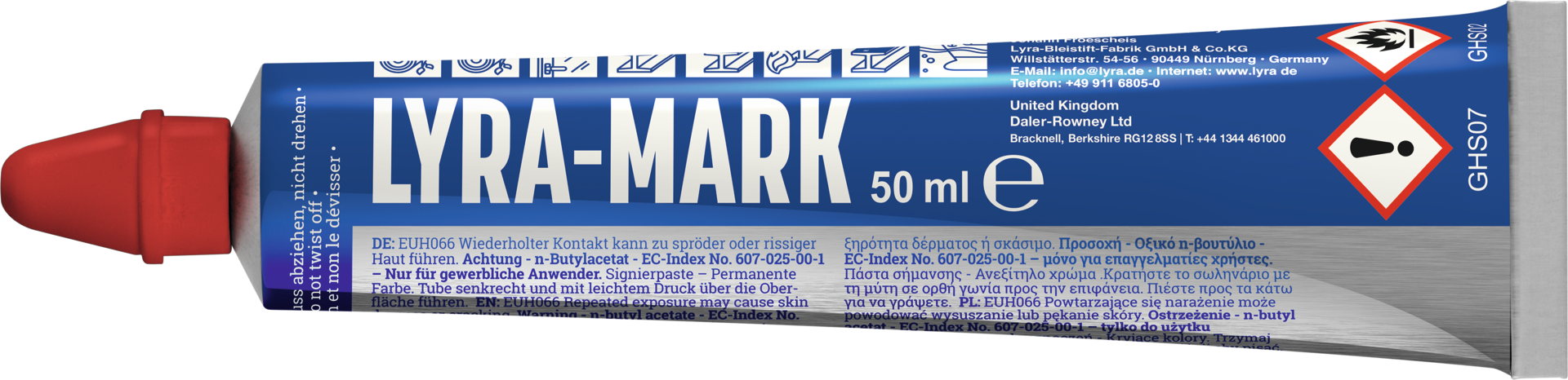 Signierpaste 50ml rot