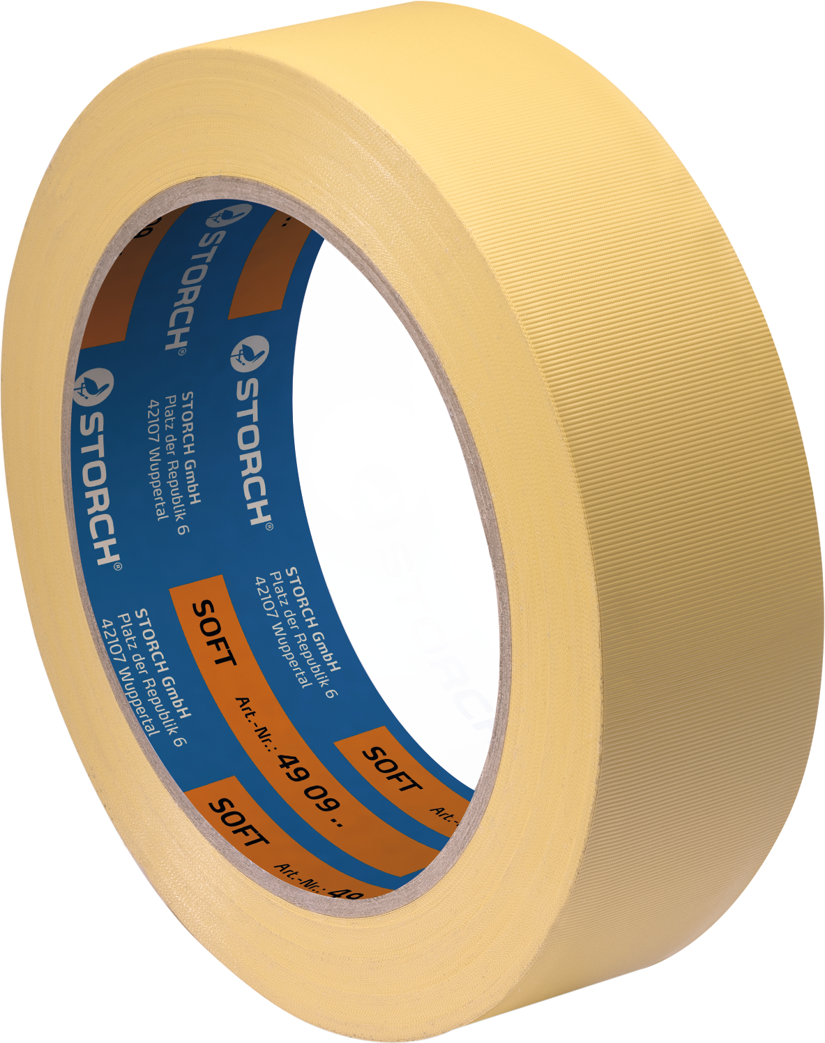 Putzerband PVC gelb L33m B38mm