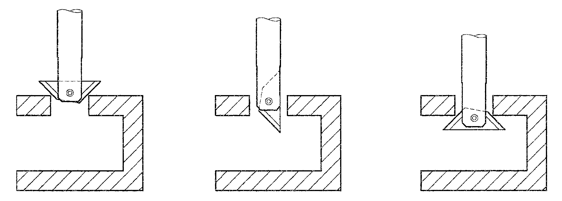 Rückwärts Entgrater Bohrungsbereich 10-22 mm