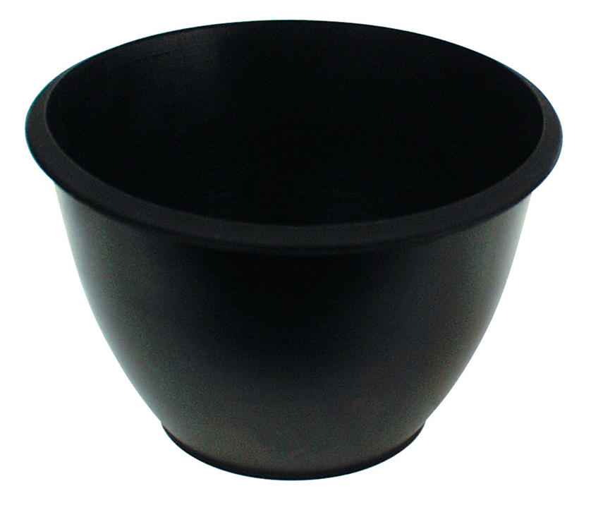 Gipsbecher Gummi konisch schwarz D360mm H97mm