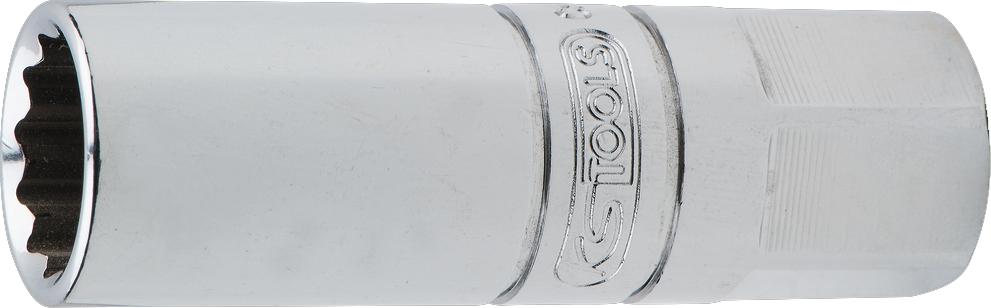 Stecknuss 3/8" für Zündkerzen L63mm 6-kant SW18mm