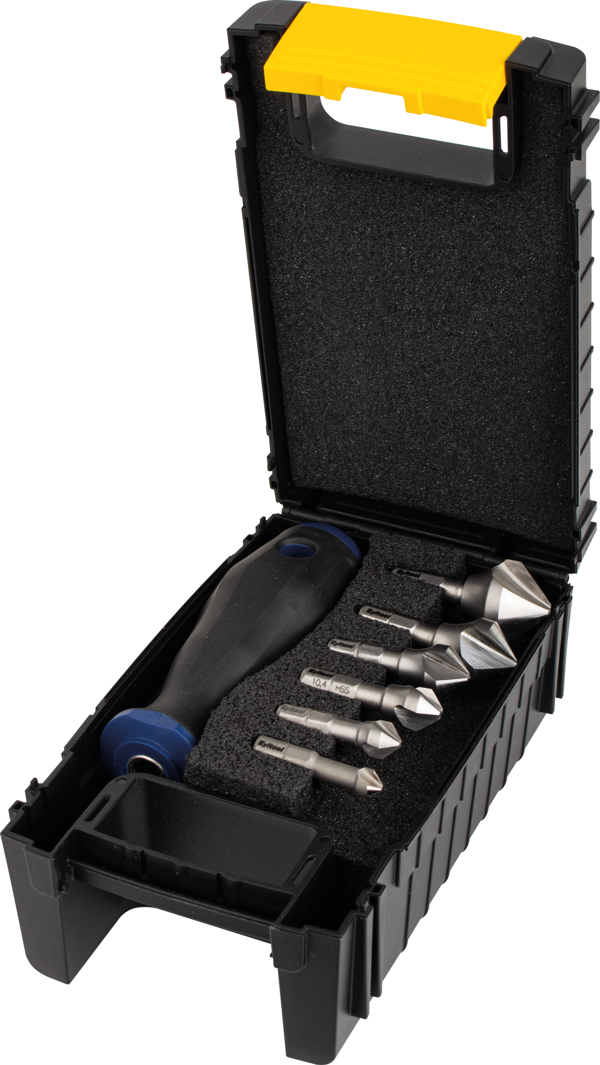 Kegelsenker-Bit Satz 90° HSS D6,30-20,5mm 1/4" in Eyltool-Kassette