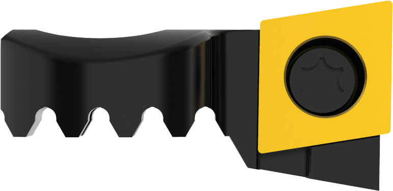 Wendeplattenhalter Ø24,5-205mm höhenversetzt für CC..0602.. Ausdrehbereich 36-54mm