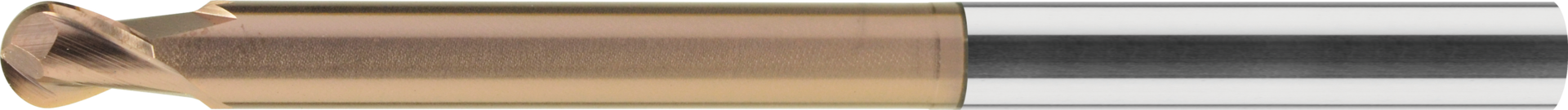 Vollraiduskopierfräser VHM TiAlCN Z2 Micro HSC Typ ALU WN/DIN6535-HA D1,5X25mm