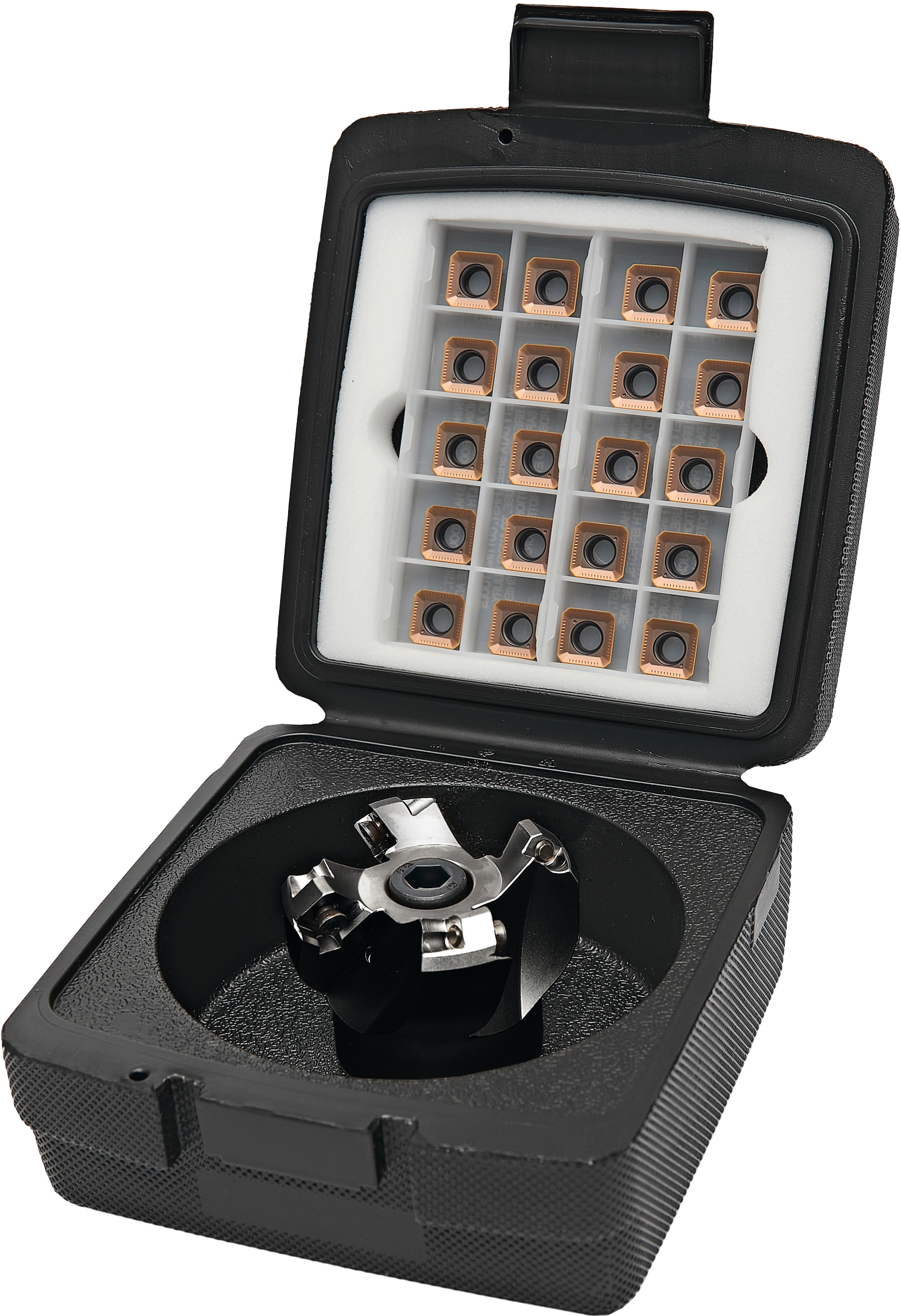 Aufsteck-Planfräser Sortiment 45° Soft ECO D80mm Z6 + 20x WSP SEKT 1204 AFTN MU FUB42