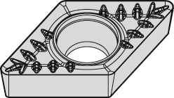 Wendeschneidplatte ZrCN DCMT 11T308 MP WP25CT