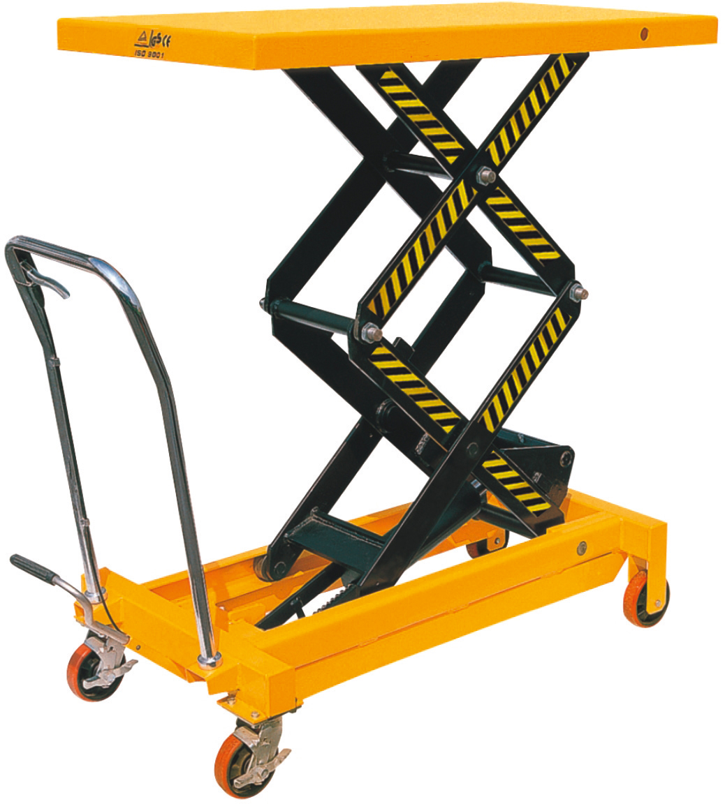 Hubtischwagen 1220x610mm Hub 455-1500mm 700kg