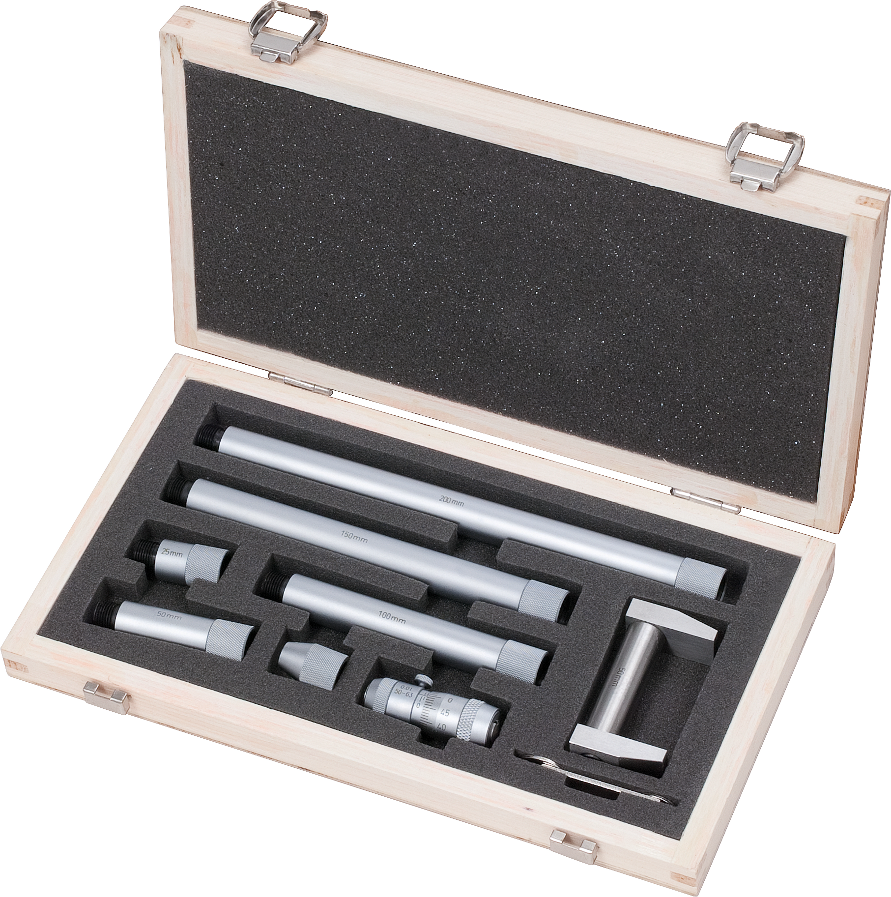 Innenmessschraube zusammensetzbar Sortiment Abl. 0,01mm WN MB50-600mm