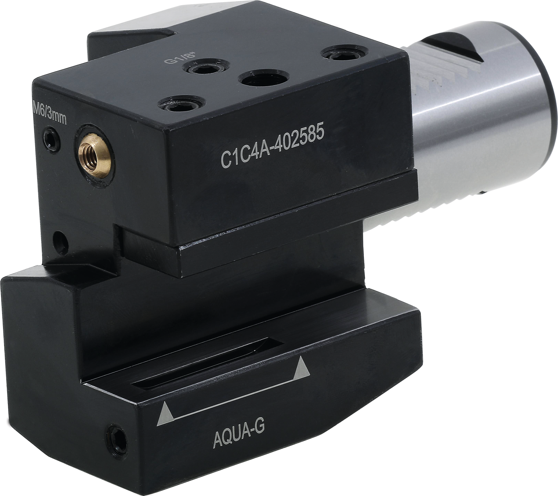 Werkzeughalter axial C1 rechts, Überkopf C4 links VDI40 H21xL85xB85mm DIN69880