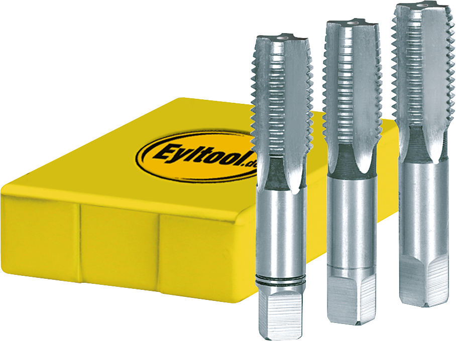 Handgewindebohrer Satz M HSSE 3-teilig DIN352 ISO2-6H VA M3