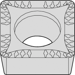 Wendeschneidplatte ZrCN SCMT 09T308 MU WP25CT