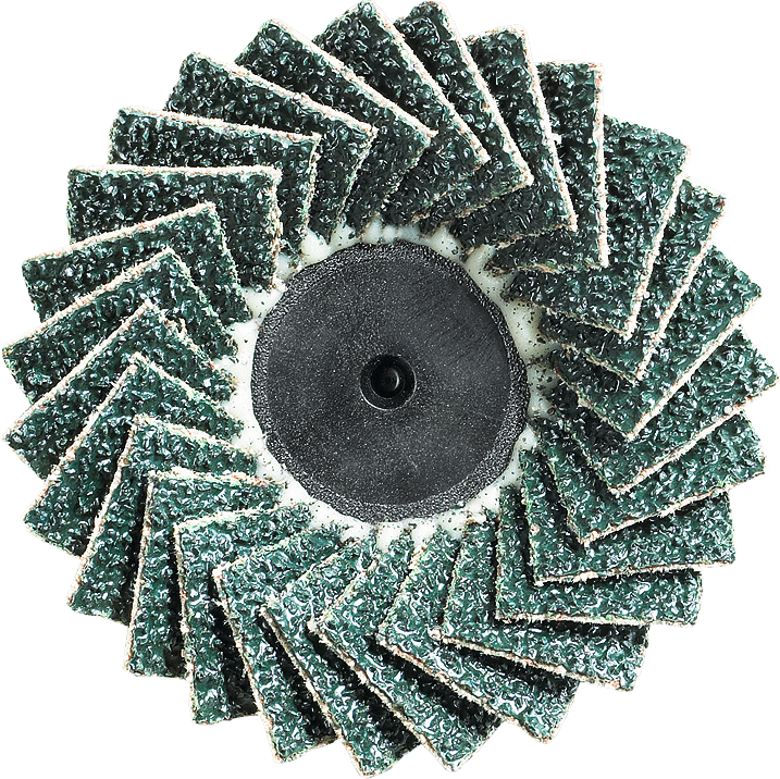 Fächerschleifscheibe Schnellspannsystem "Soft" D50mm K120