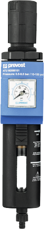 Regler Filterregler mit Manometer 1/4" Eingangsdruck 0,8-10bar, Ausgangsdruck 0,5-8,5bar