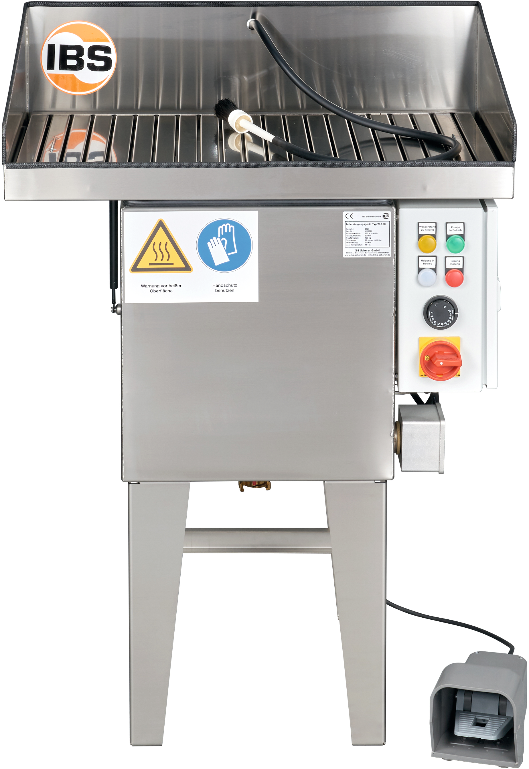 Teilereiniger beheizbar Typ W100