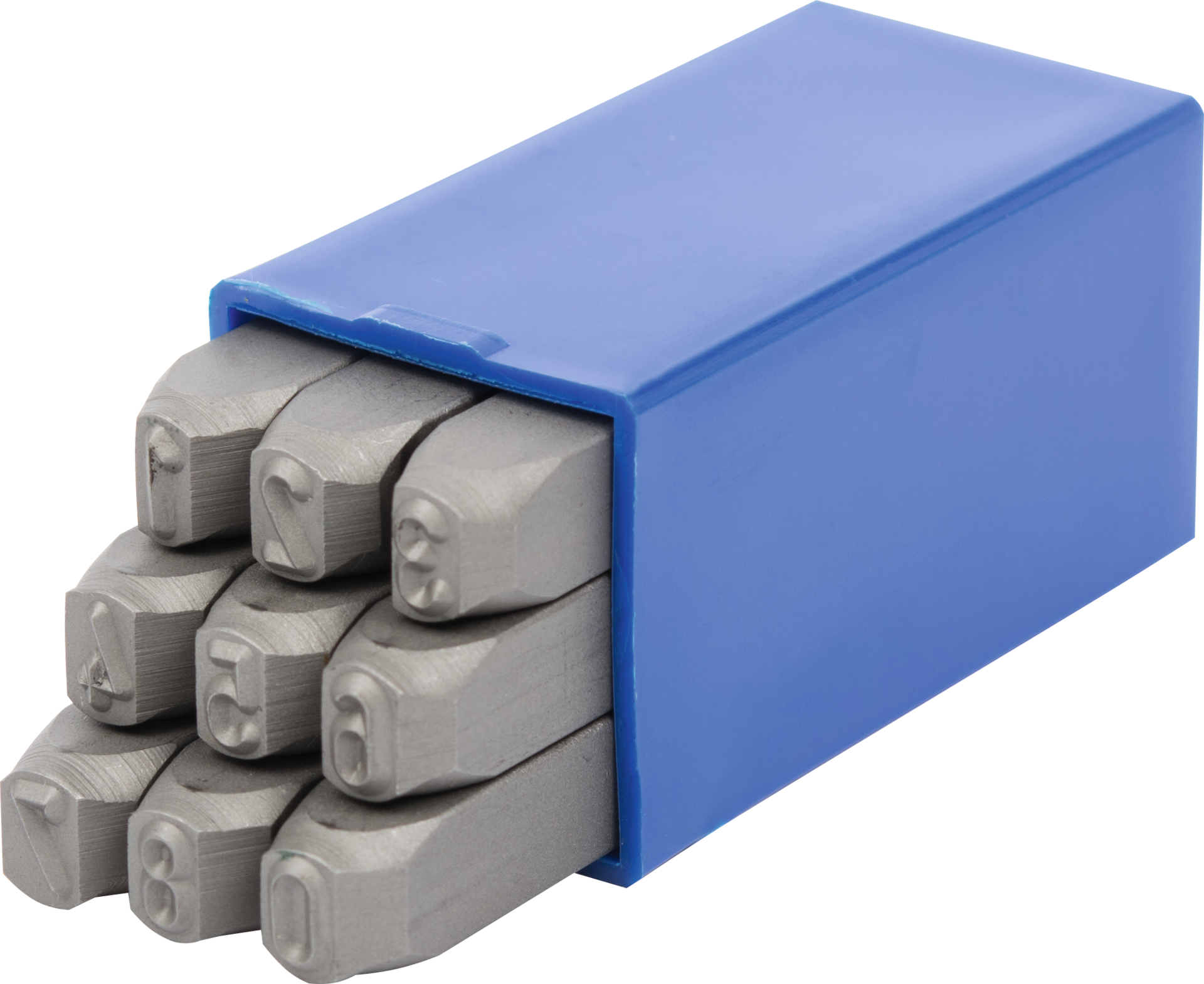 Handschlagstempel Normalschrift Schlagzahlensatz 0-9 Schrifthöhe 6mm