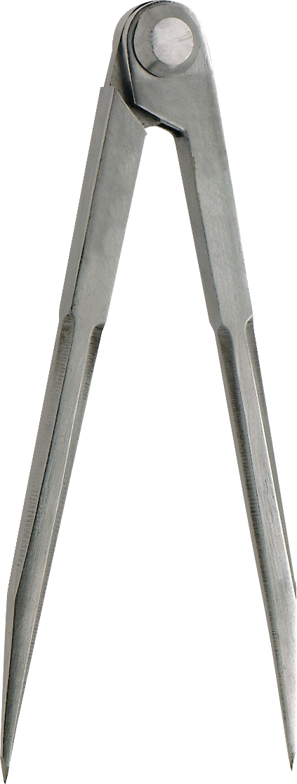 Spitzzirkel feste Spitzen Spezialstahl L150mm