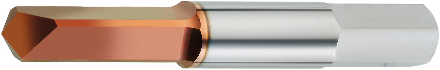 Gewindebohrerausbohrer VHM TiAlN GL80mm HRC M10