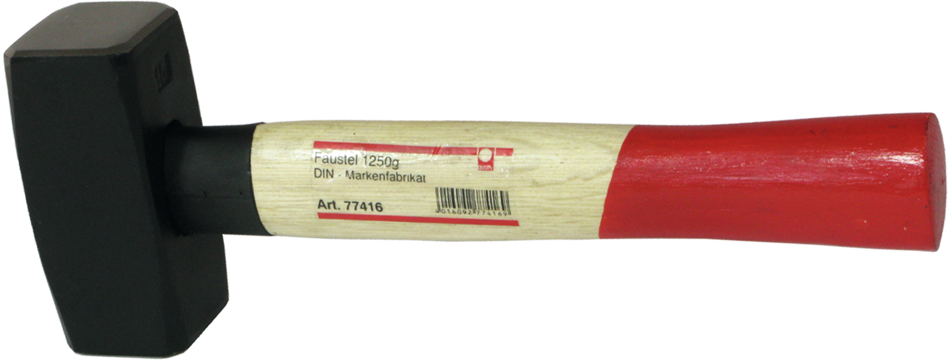 Fäustel Eschenstiel und Schlaghülse DIN6475 1,25kg