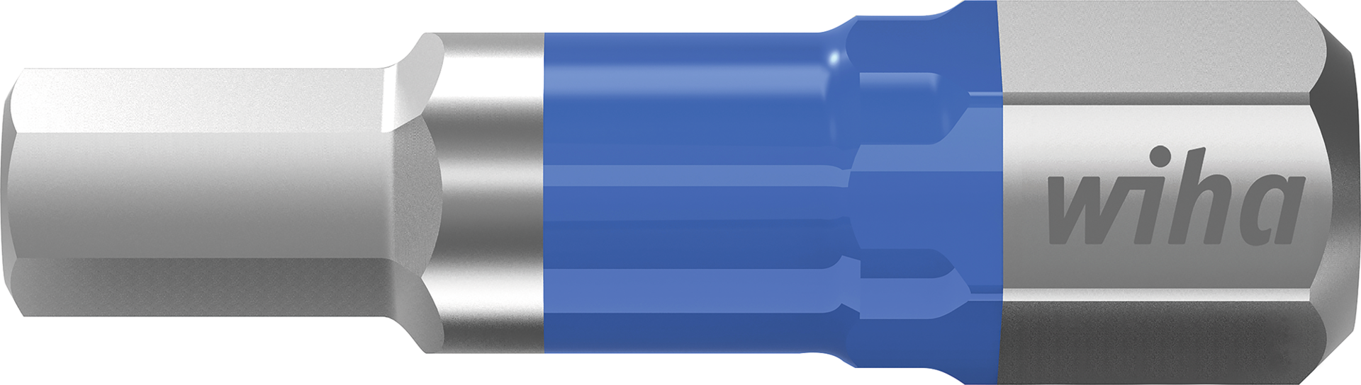 T-Bit 1/4" Sechskant blau SW6x25mm