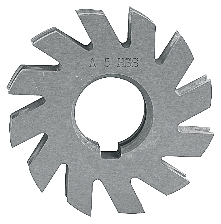 Halbkreisformfräser konkav HSS 80x24x27mm Z12 DIN855-A R6mm