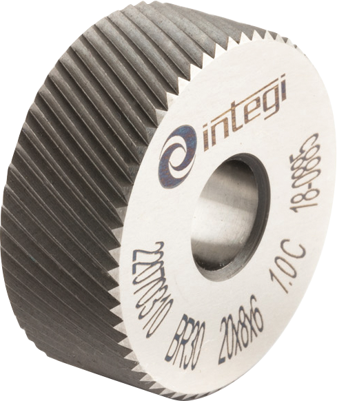 Rändelrad BL-Form 30° HSSE Gr. 1,2mm 20x8x6mm DIN403 für Rändelprofil RBR/RGE30°