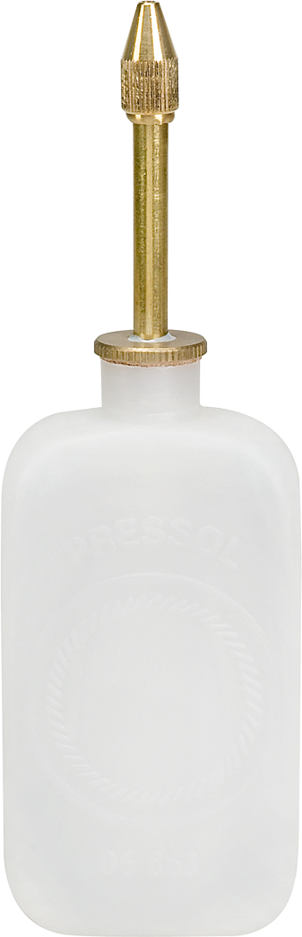 Öler Behälter aus Polyethylen Spritzrohr aus Messing 50ml