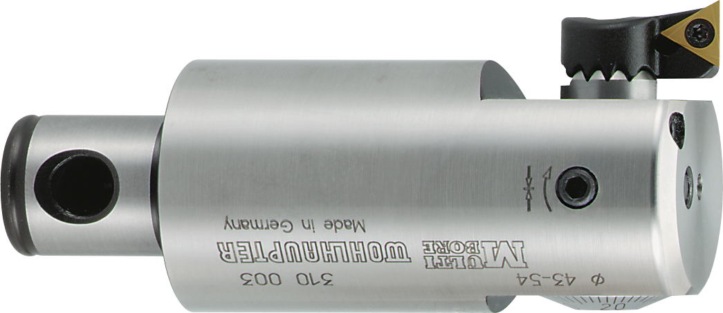 Feindrehwerkzeug Ø29-205mm d2xd1 32x18mm Ausdrehbereich 43-54mm