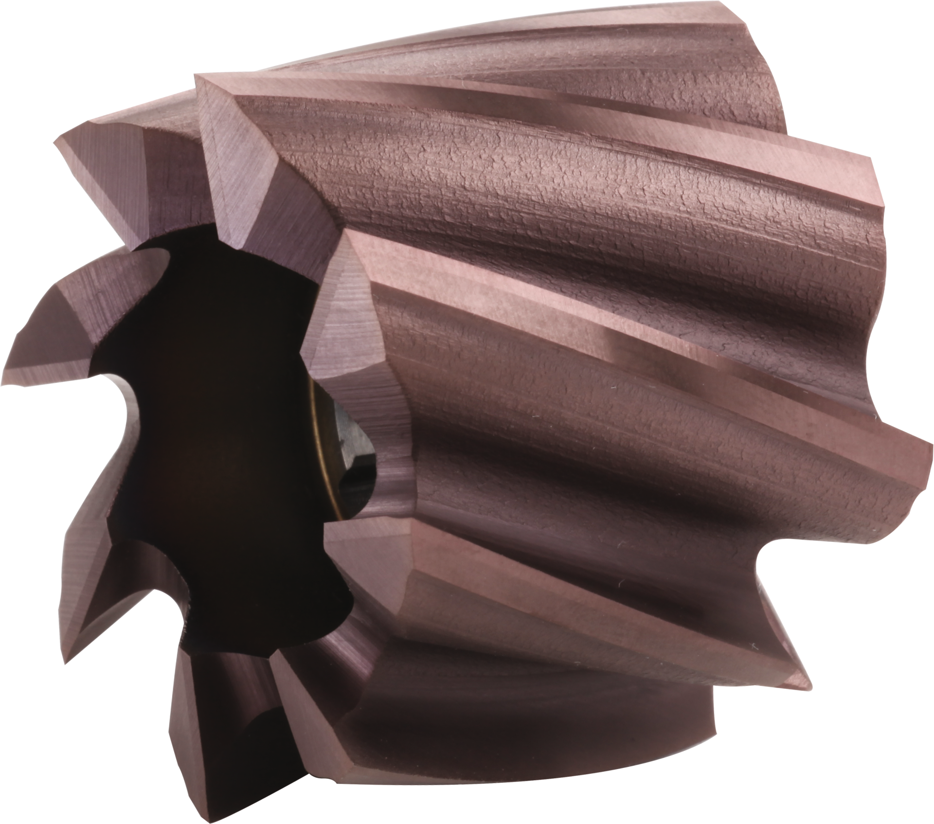 Walzenstirnfräser HSSE TiAlN Z6 Typ N DIN1880 40x32x16mm