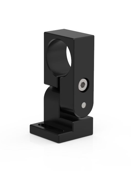 Halterung H2-20 für Laser mit ø20mm Gehäusedurchmesser, Aluminium